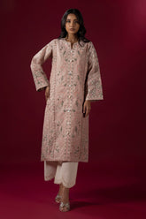 Stitched Embroidered Yarn Shirt + Culotte